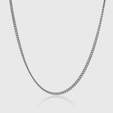 Curb Chain - Sølvfarvet