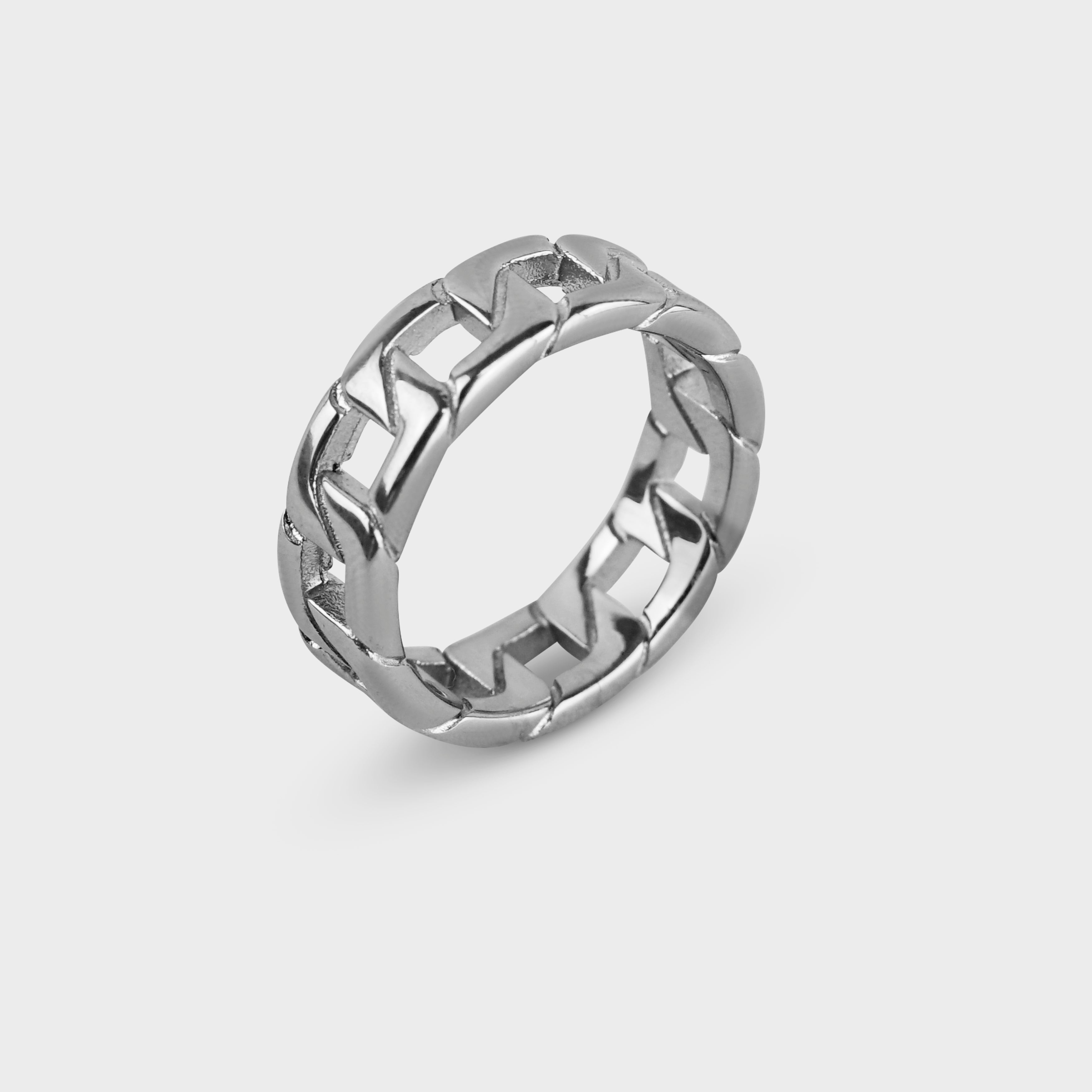 CURB RING - SØLV