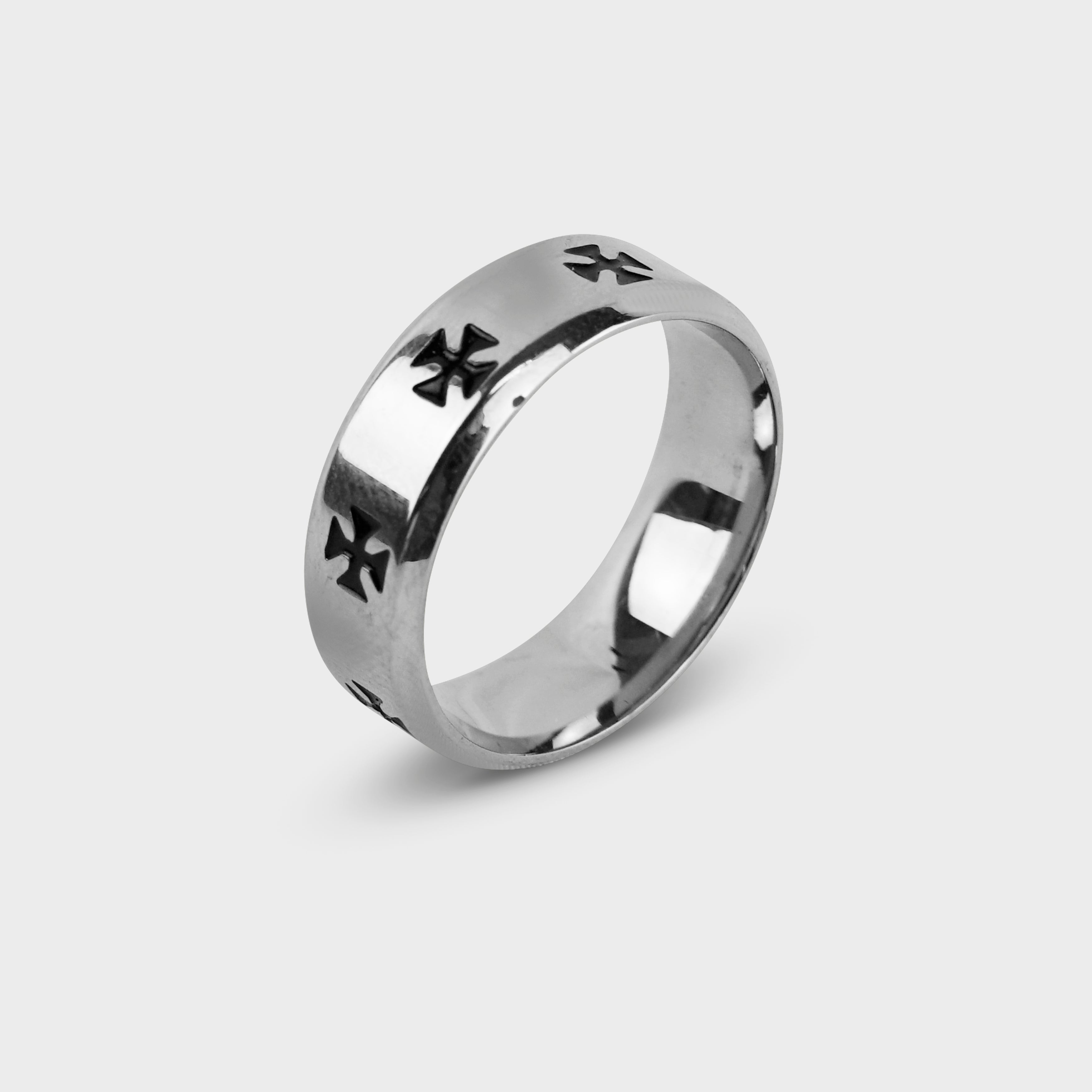 CROSS RING - SØLV
