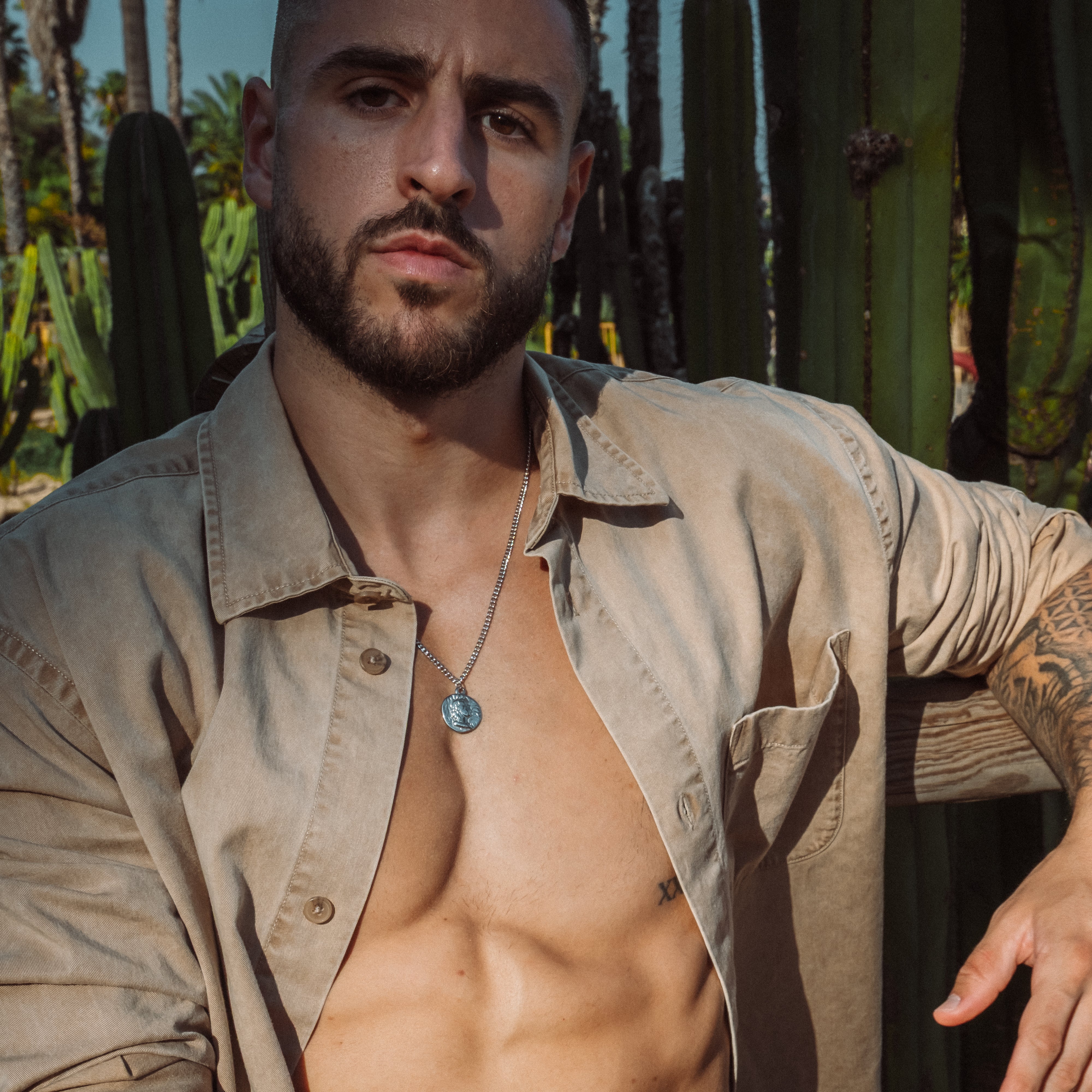 Gladiator Halskæde - Sølvfarvet