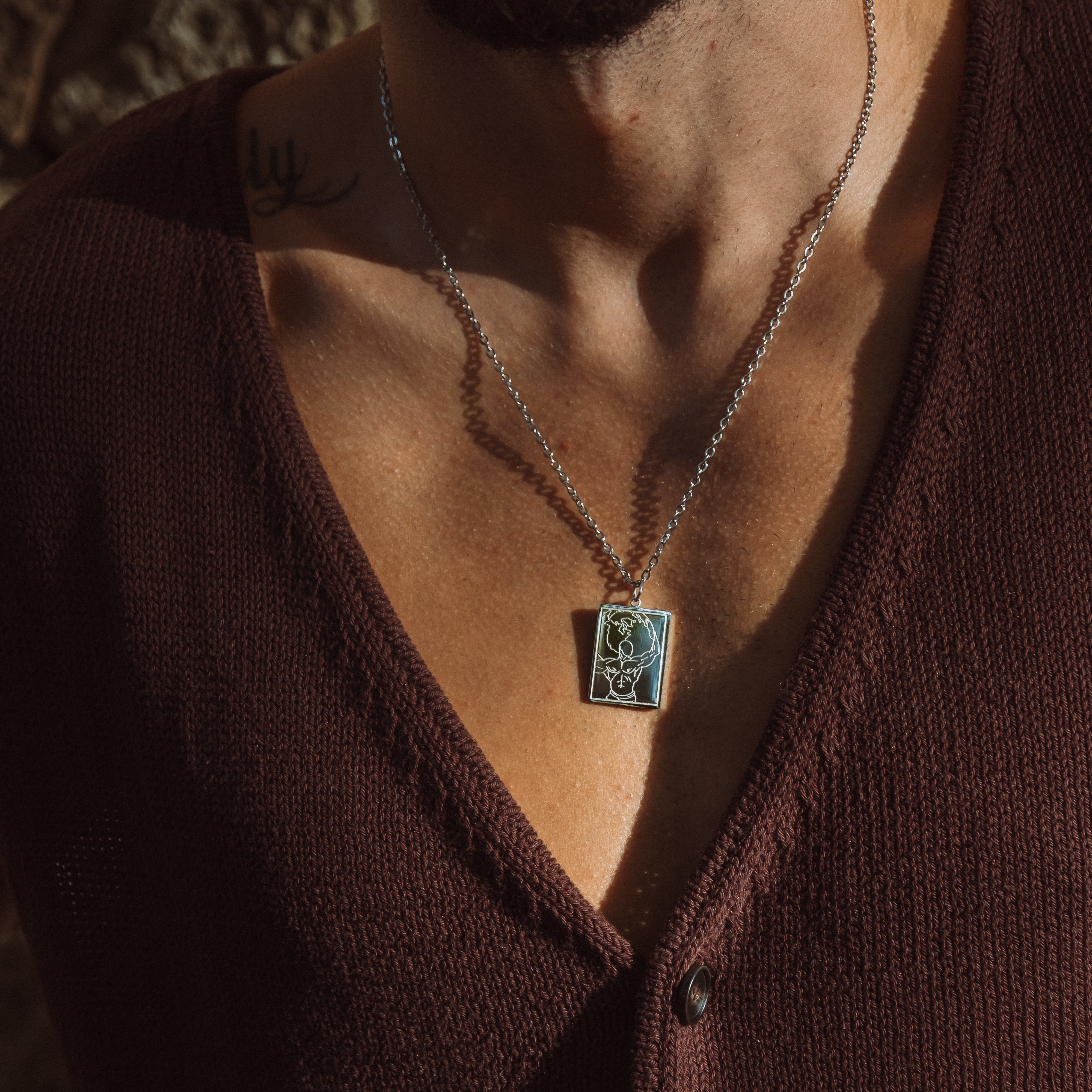 Globus Halskæde - Sølvfarvet