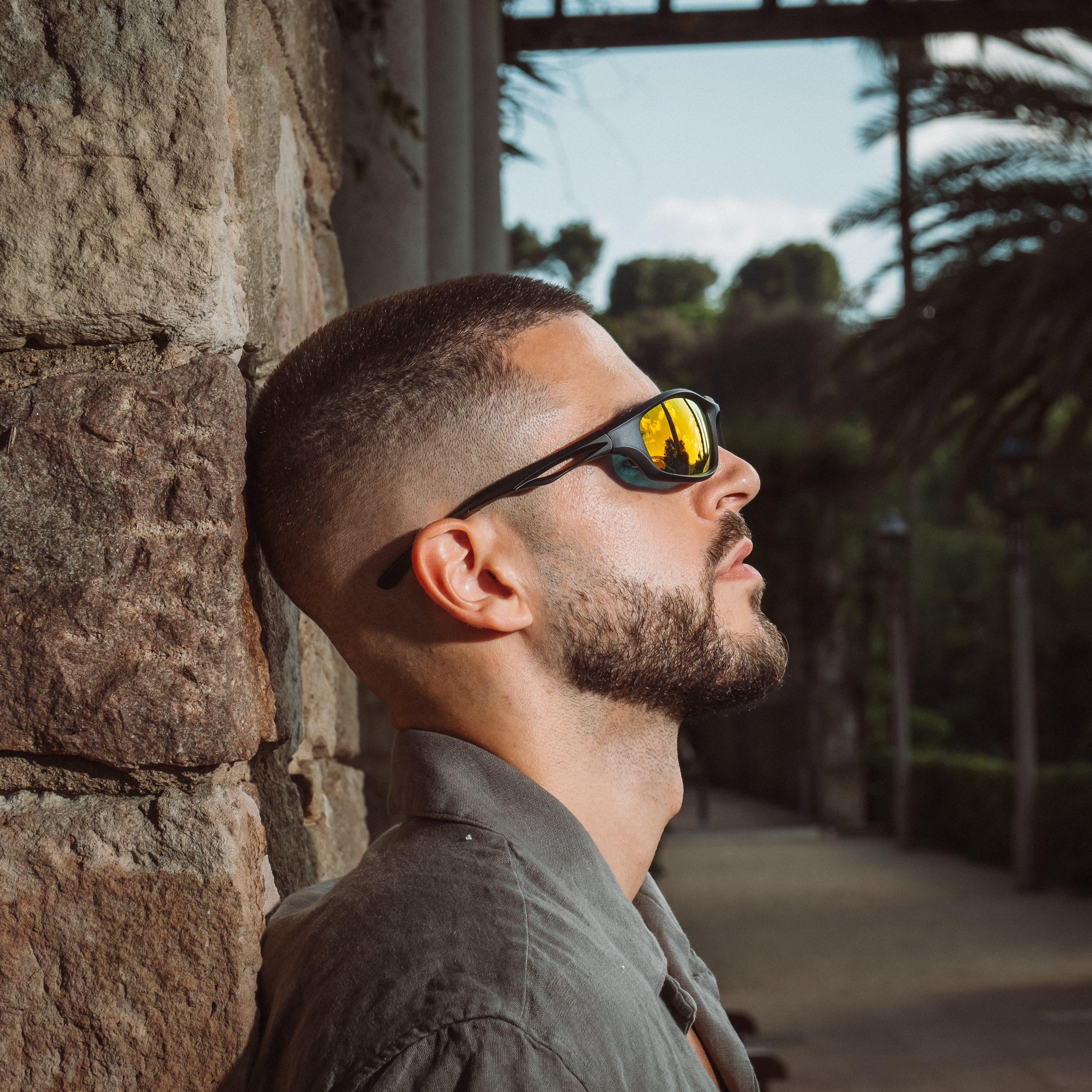 Lumina Sunrise - Sportssolbriller Rød