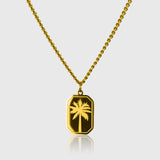 Palm Halskæde – 18K guld halskæde til herre 55 cm stilrent design