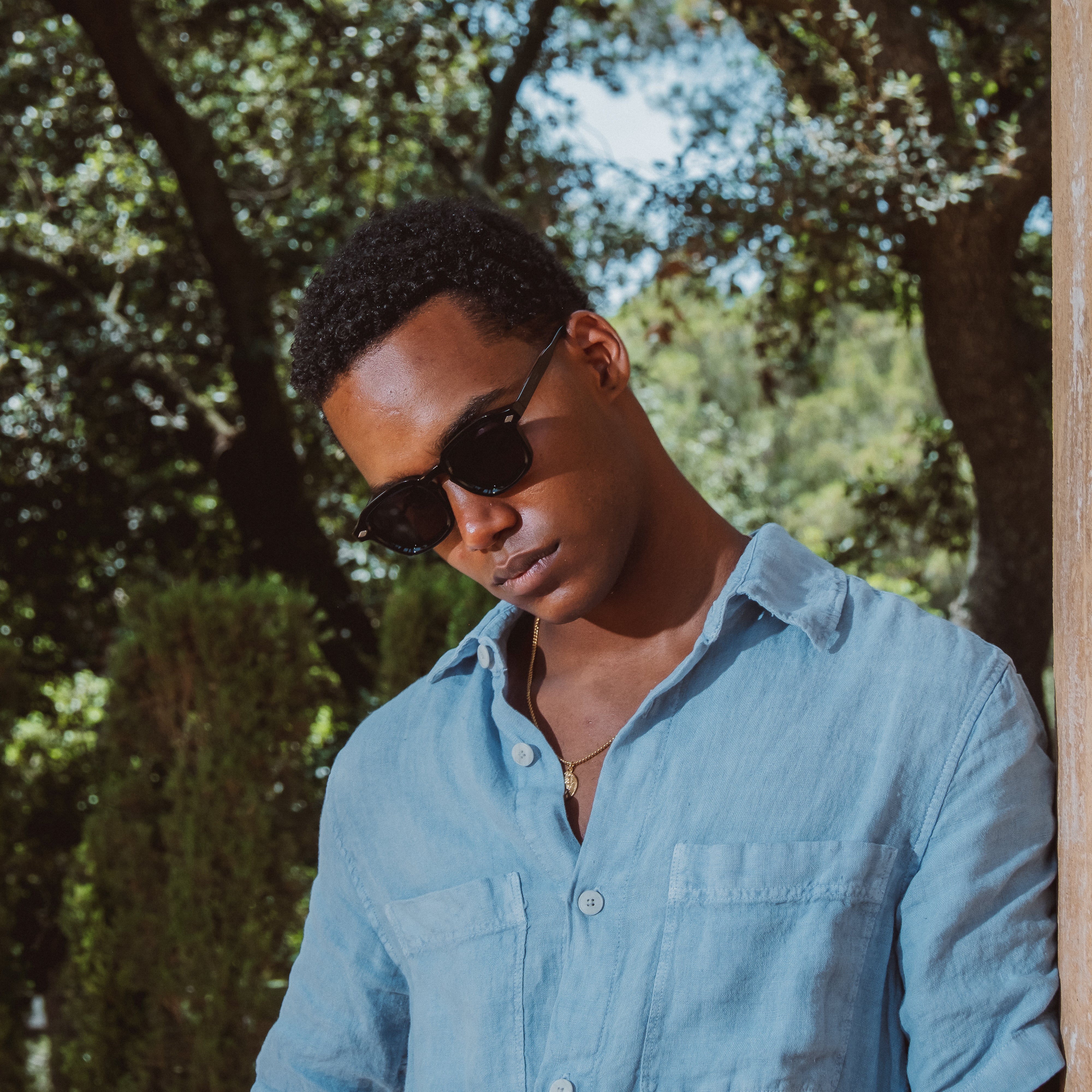 solbriller til mænd sort