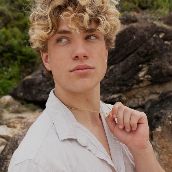 Curb Chain - 18k Guldbelagt