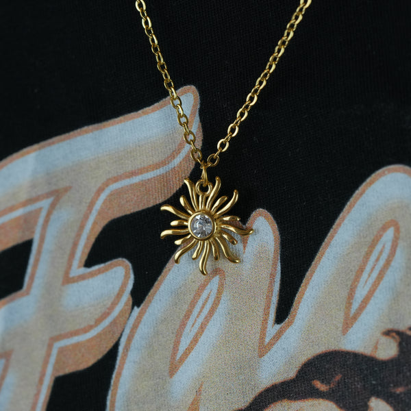 Daystar Halskæde – Guldfarvet stjerne halskæde 55 cm til ham