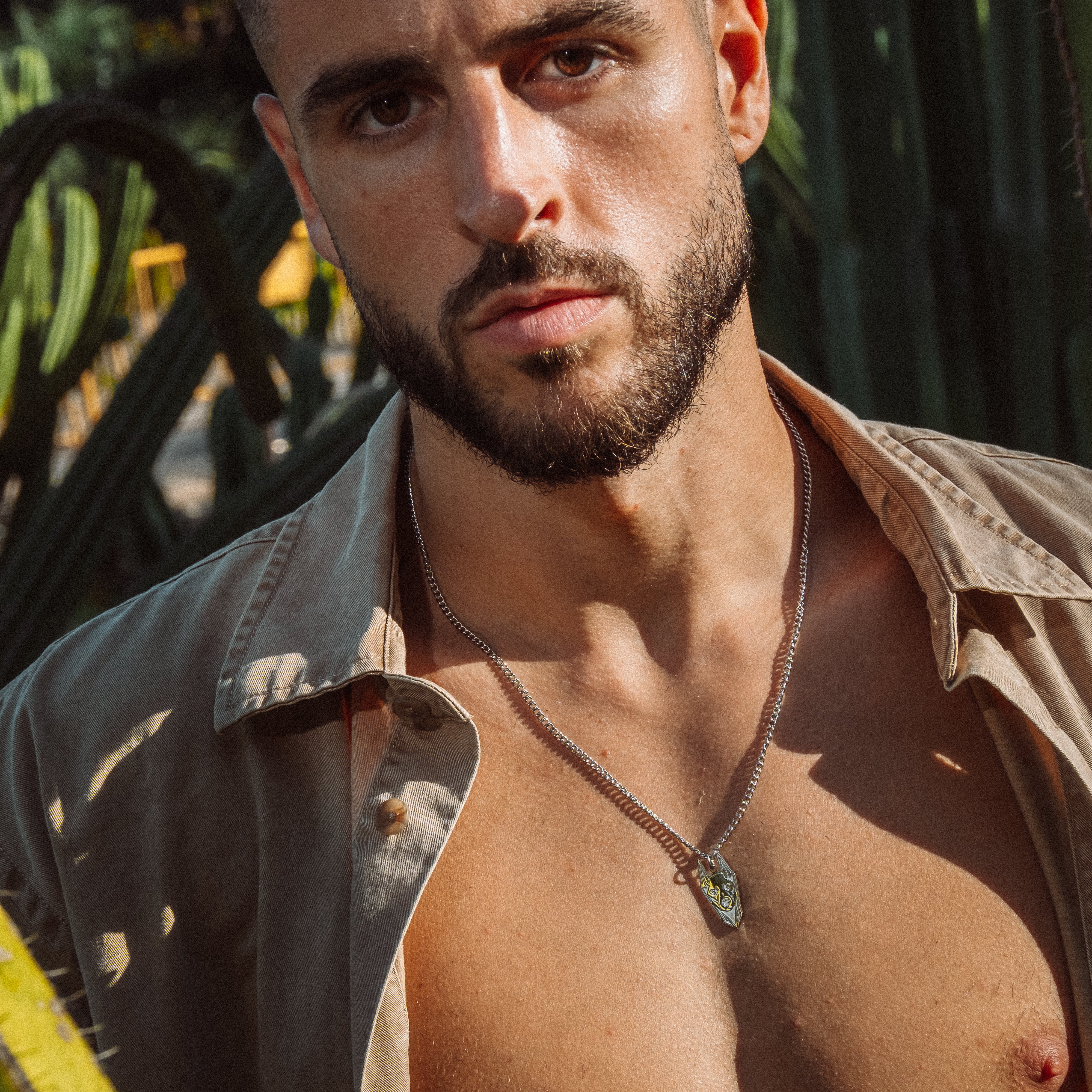 Dobermann Halskæde - Sølvfarvet