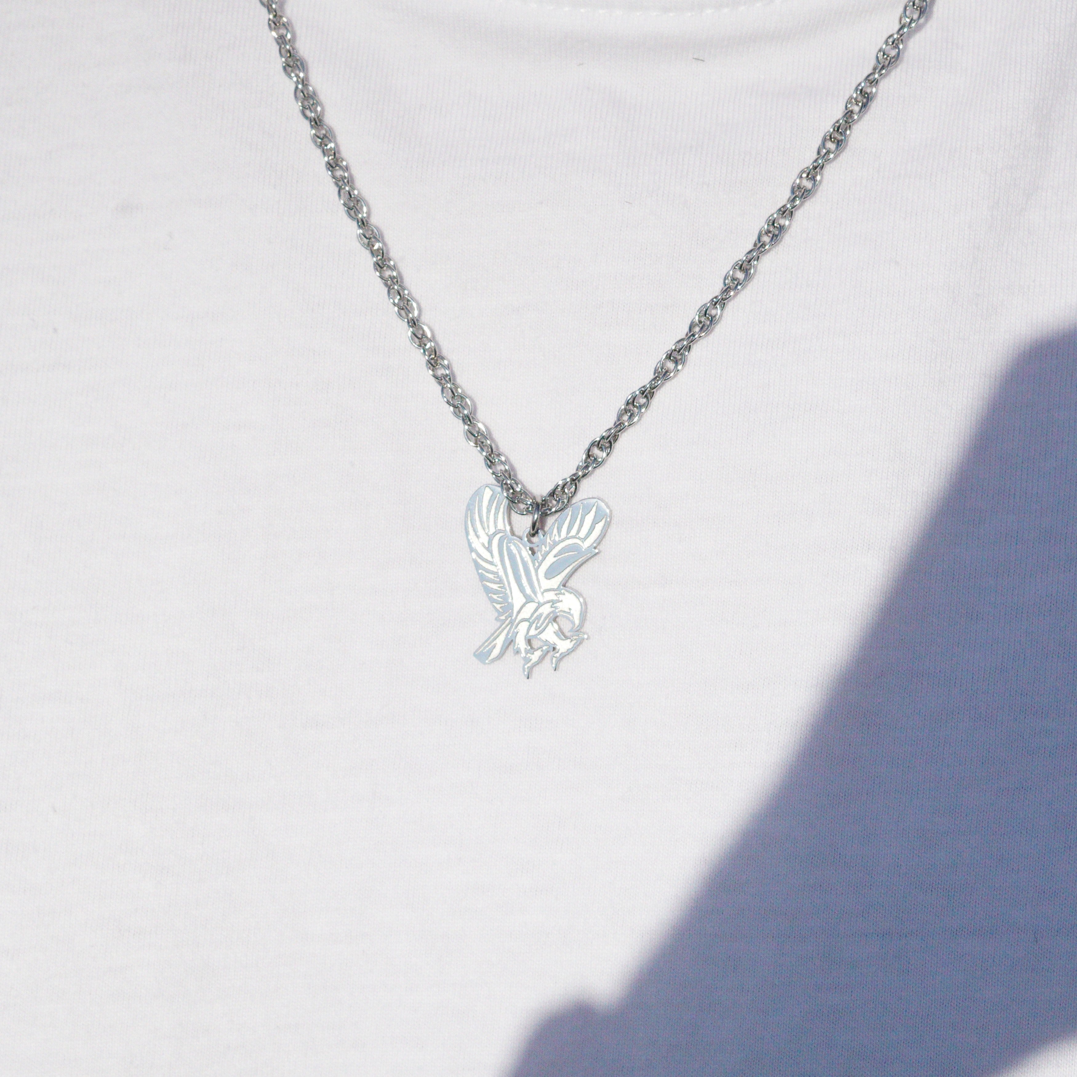 Eagle Halskæde - Sølvfarvet