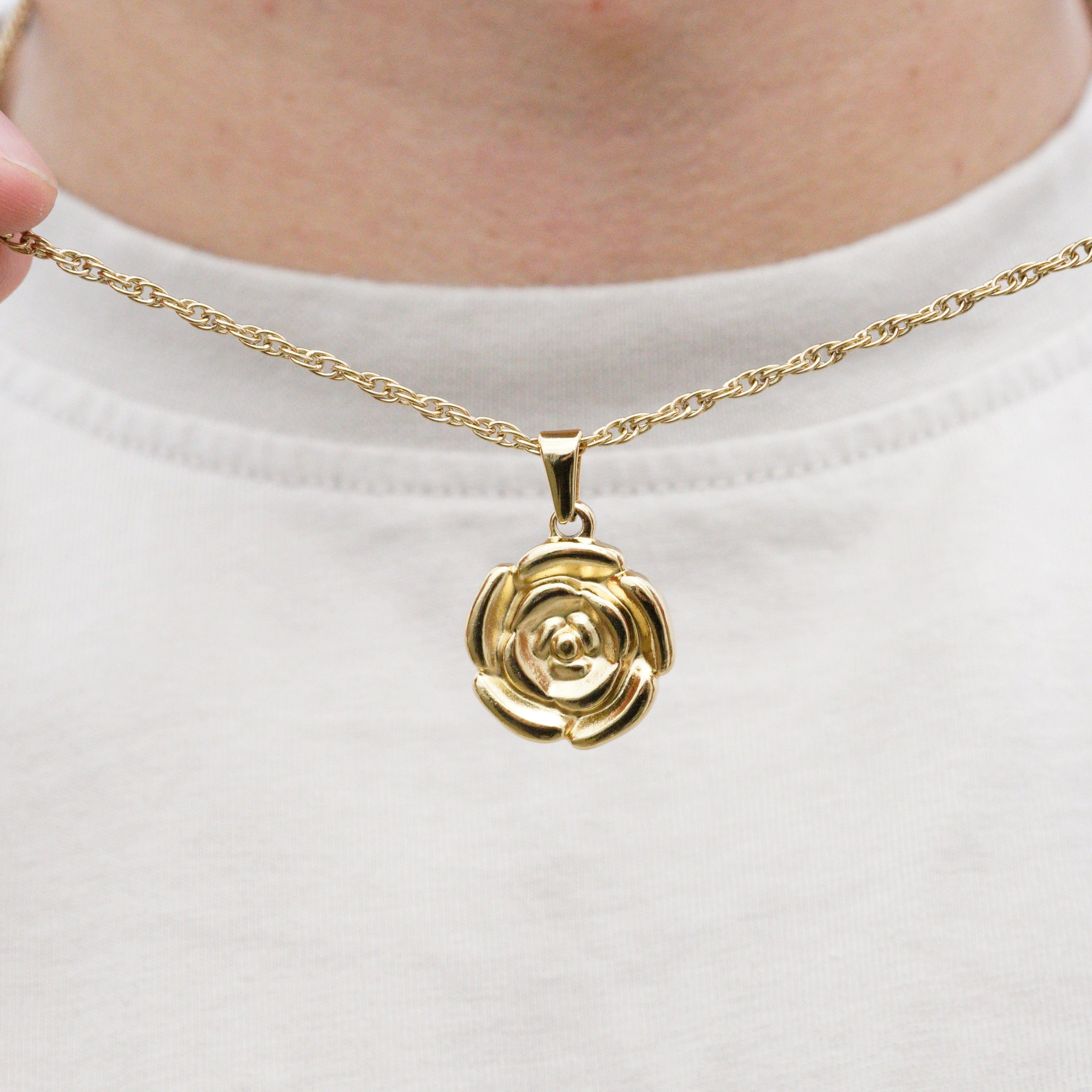 ROSEHEAD HALSBAND - GULDTON