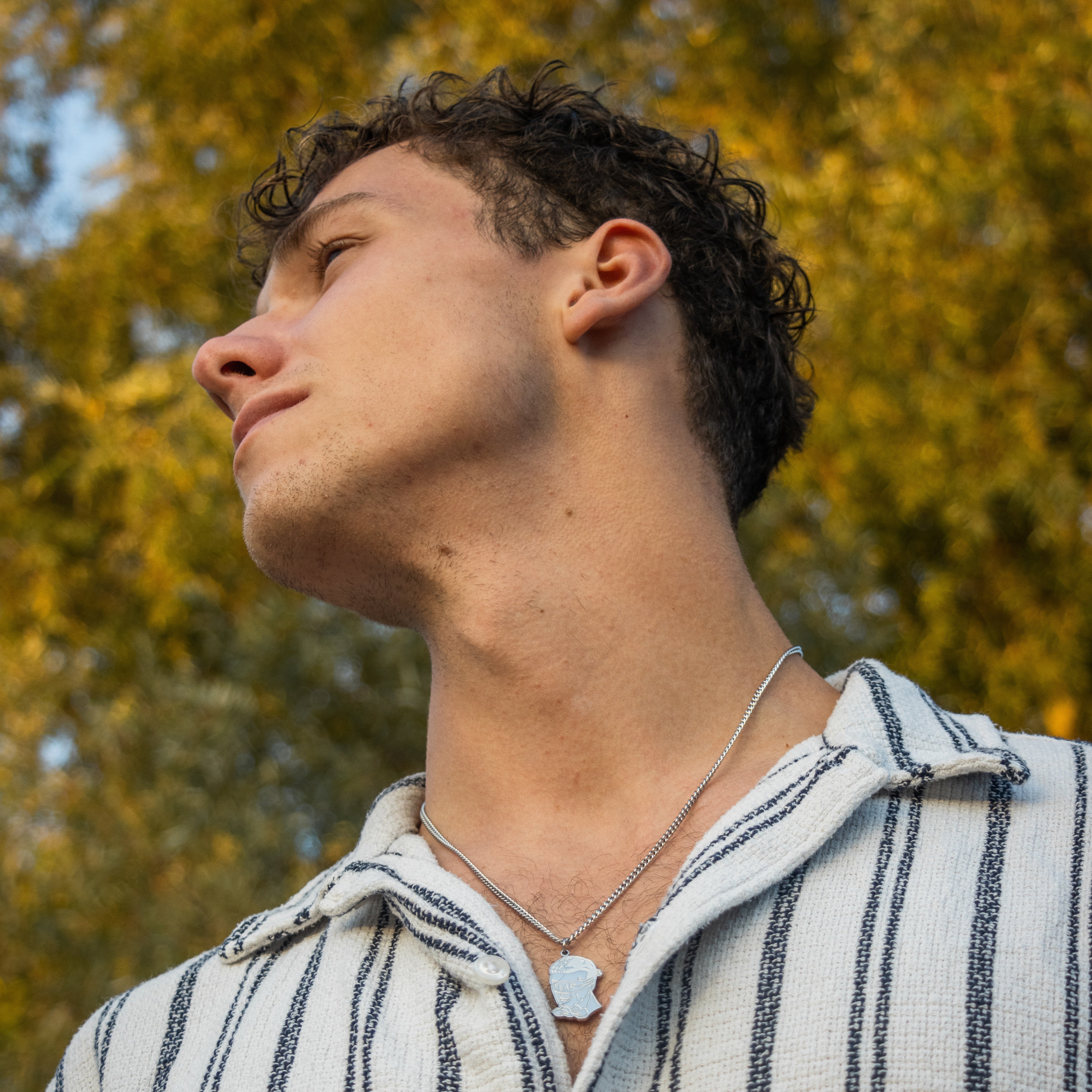 Fear Halskæde - Sølvfarvet