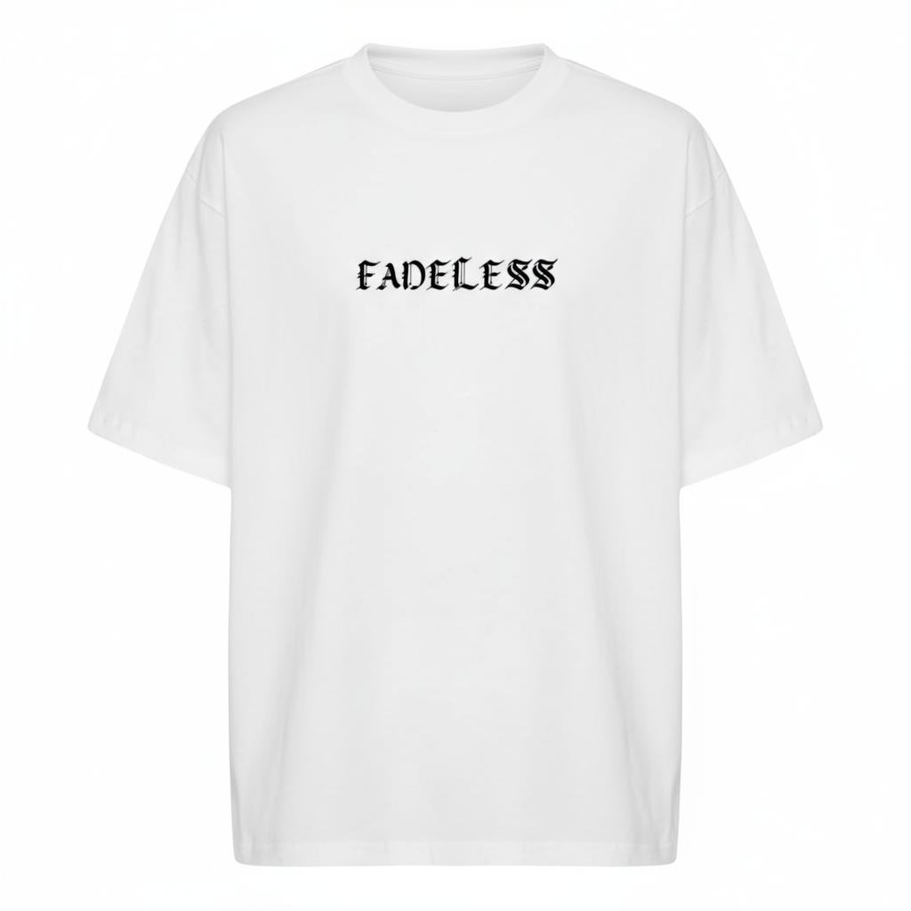 Basic Tee Box Fit - Hvid/Sort