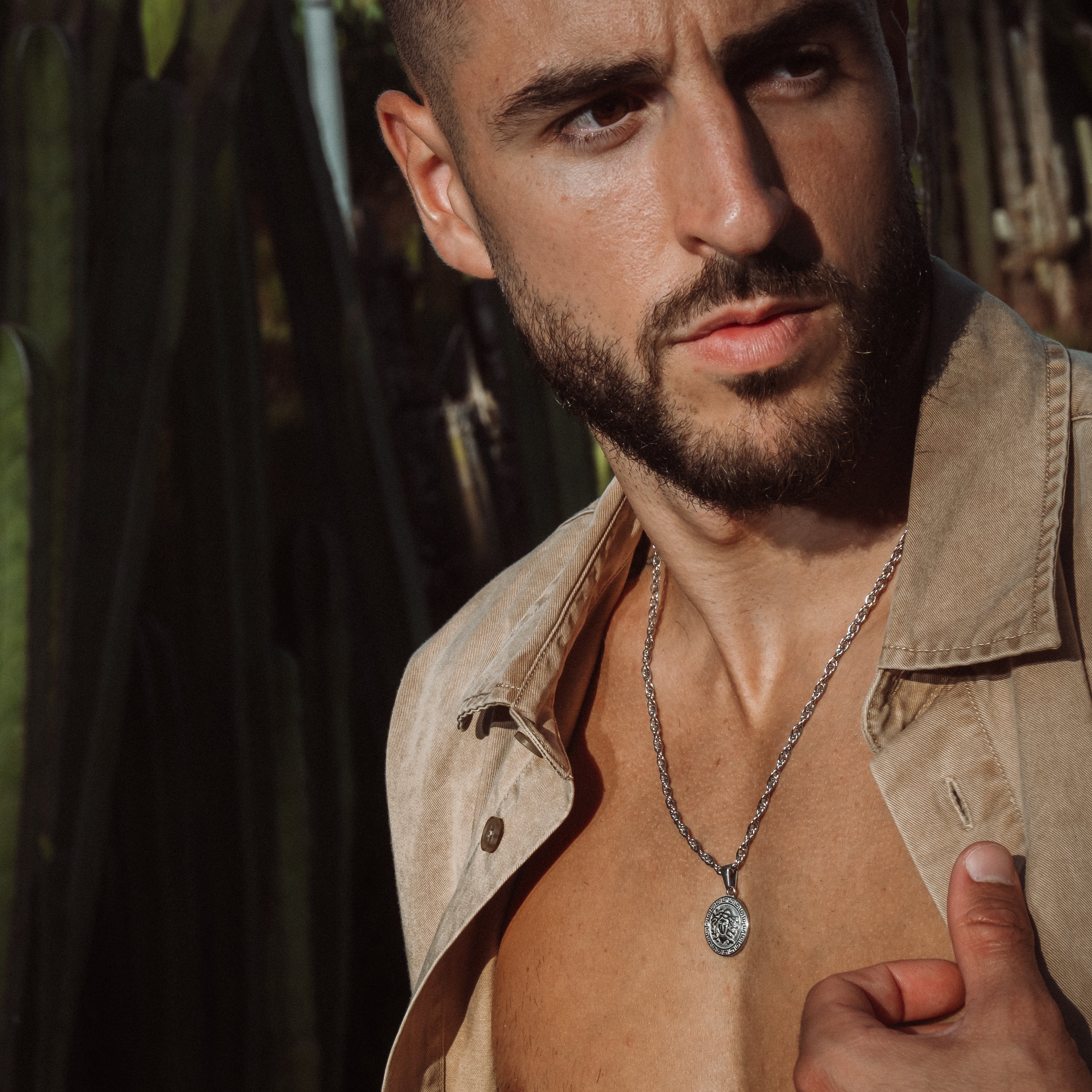 Medusa Halskæde - Sølvfarvet