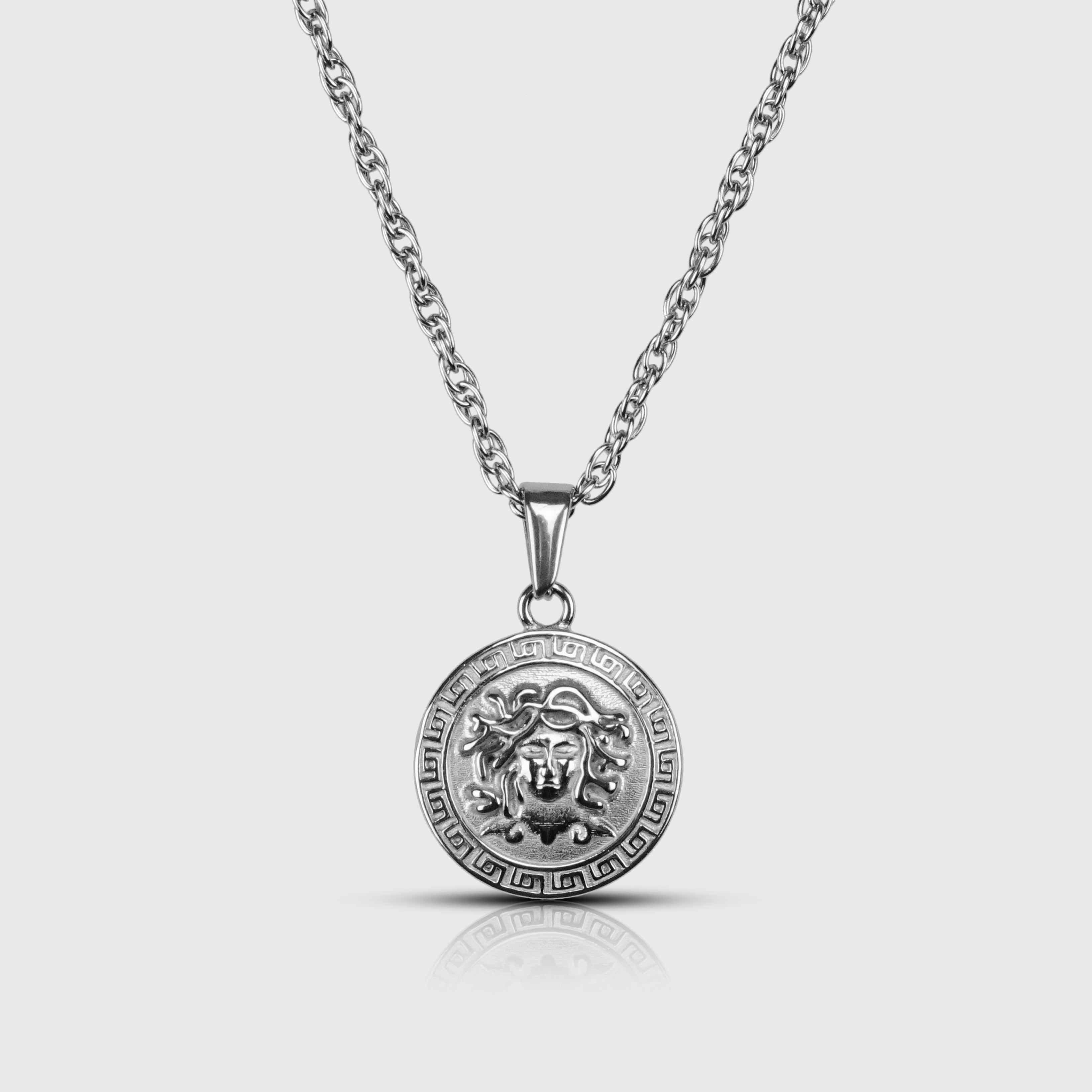 Mens hot sale medusa necklace