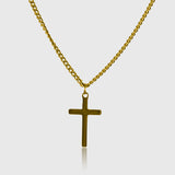 Cross Halskæde - 18k Guldbelagt