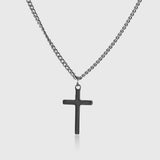 Cross Halskæde - Sølvfarvet