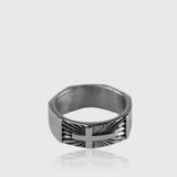 Cross Ring – Maskulin kors ring til herre statement design