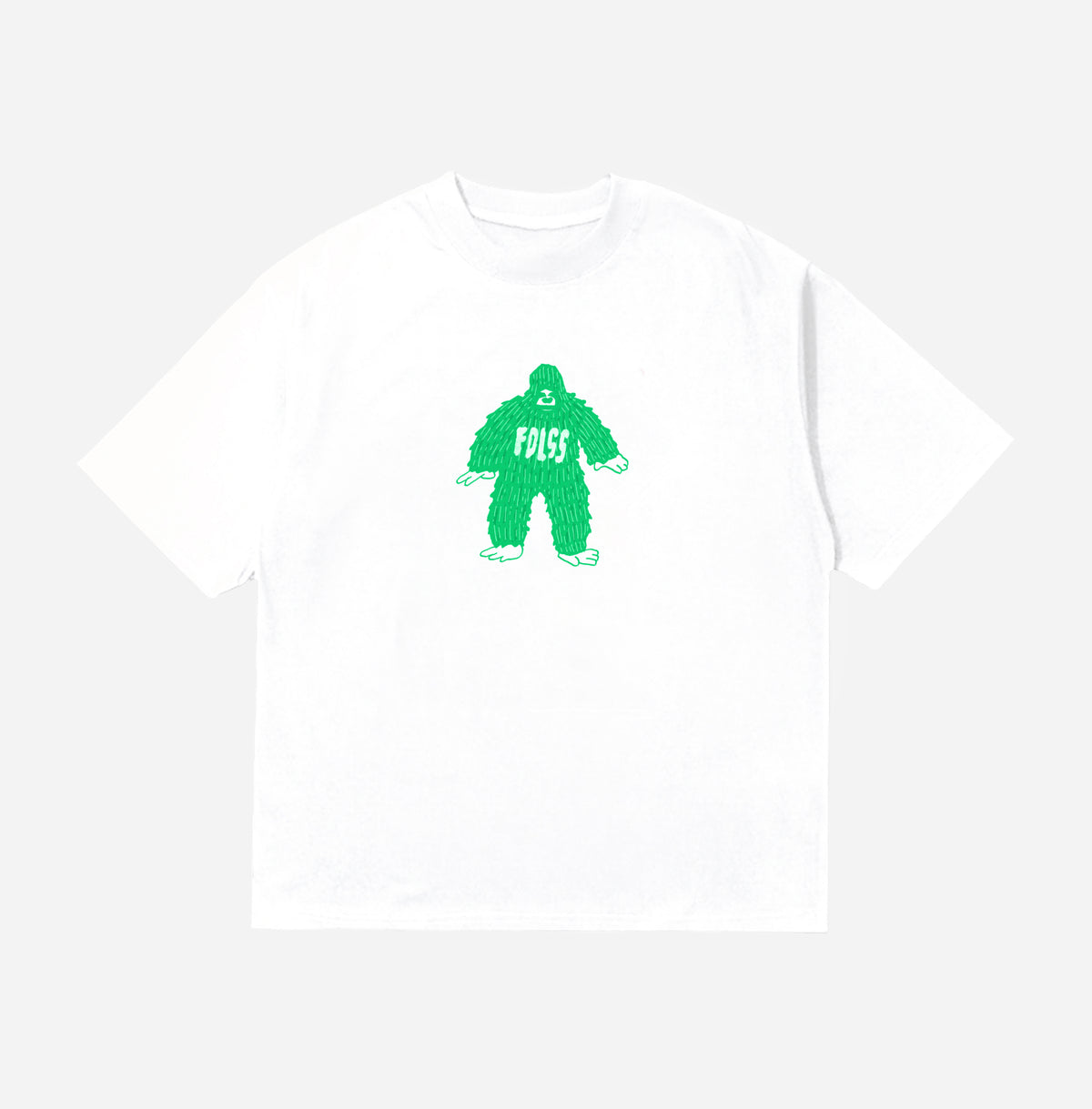 Ray Tee Green - Oversized Box fit