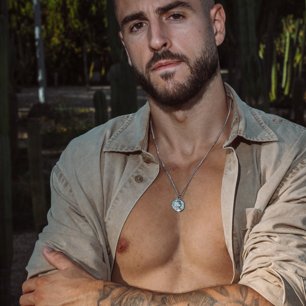 Gladiator Halskæde - Sølvfarvet