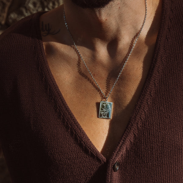 Globus Halskæde - Sølvfarvet