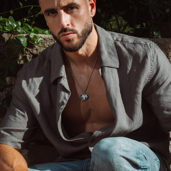 Heart Halskæde - Sølvfarvet