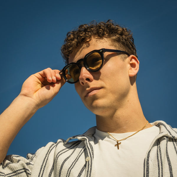 runde solbriller herre