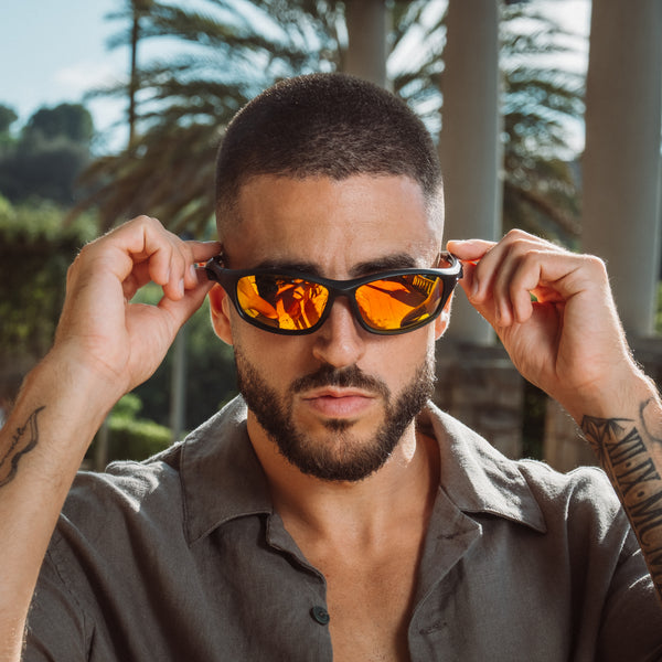 Lumina Sunrise - Sportssolbriller Rød