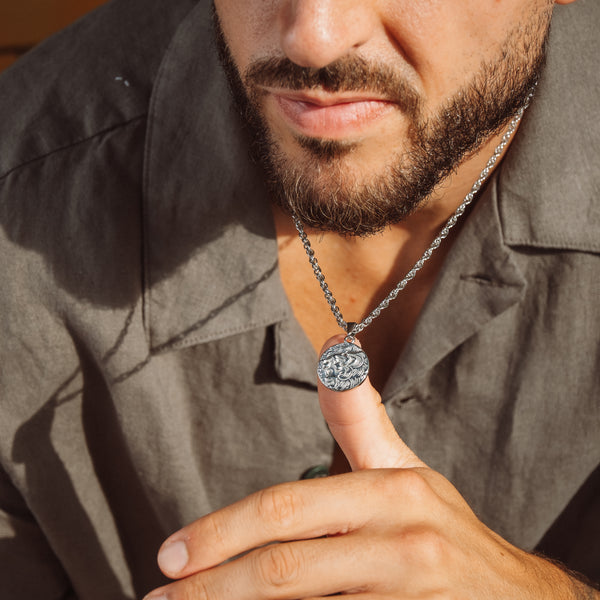 Mad Lion Halskæde - Sølvfarvet