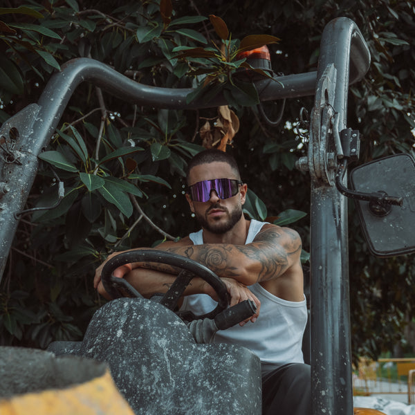 Noire Grape - Sportsbriller lilla