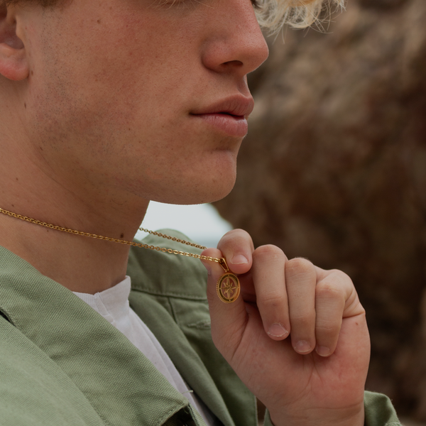 GUIDING STAR HALSKÆDE - GULD