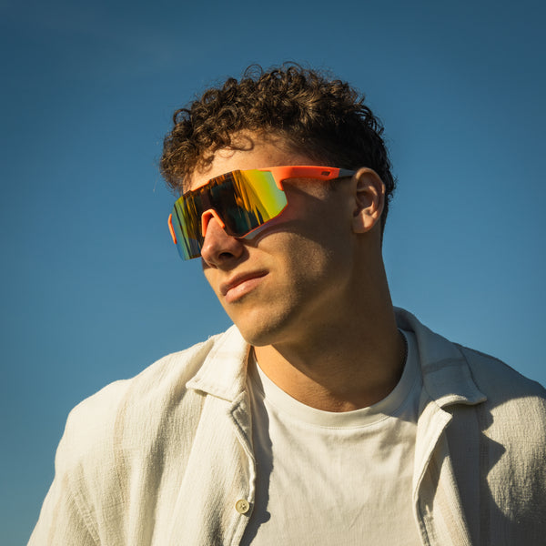 Noire Orange - Sportsbriller Koral