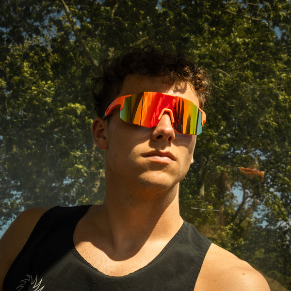 Noire Orange - Sportsbriller Koral