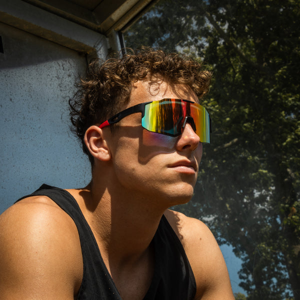 Noire Plum - Sportsbriller Rødsort