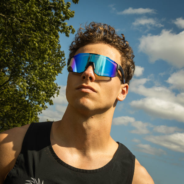 Noire Purplish - Sportsbriller Blå