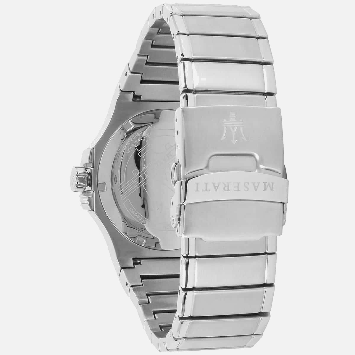 Maserati Potenza armbåndsur i rustfrit stål med foldespænde