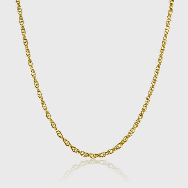 Rope Chain - 18k Guldbelagt