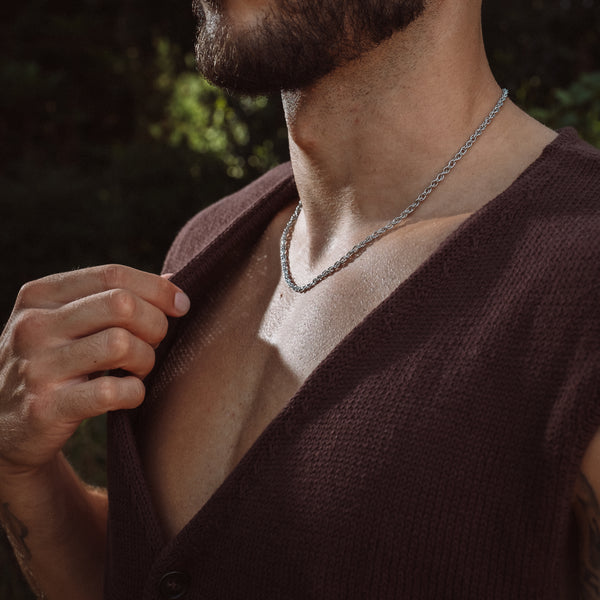 Rope Chain - Sølvfarvet