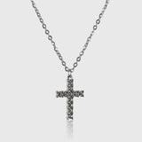 Shiny Cross Halskæde – Sølv kors halskæde til mænd