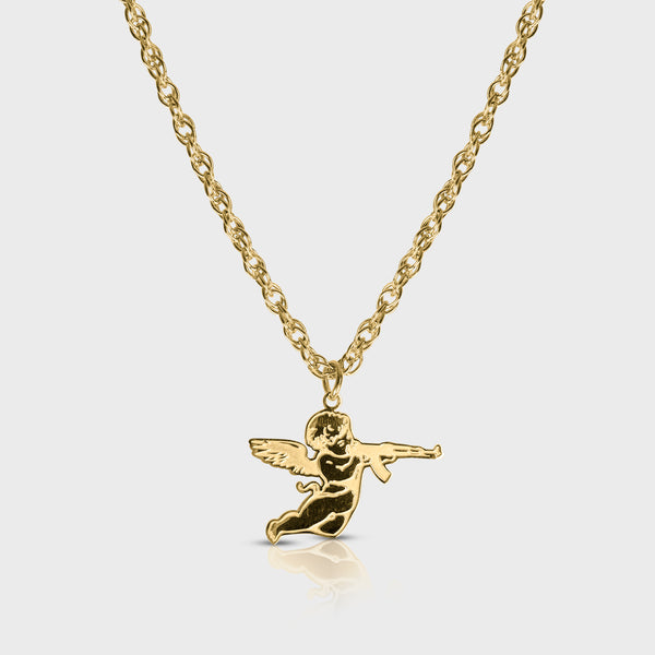 AK-47 ANGEL HALSKÆDE - GULD