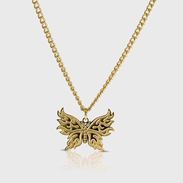 BUTTERFLY HALSKÆDE - GULD
