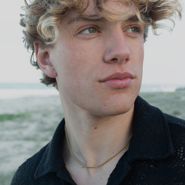 CURB CHAIN - GULD
