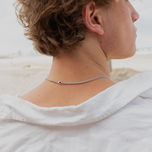 Curb Chain - Sølvfarvet