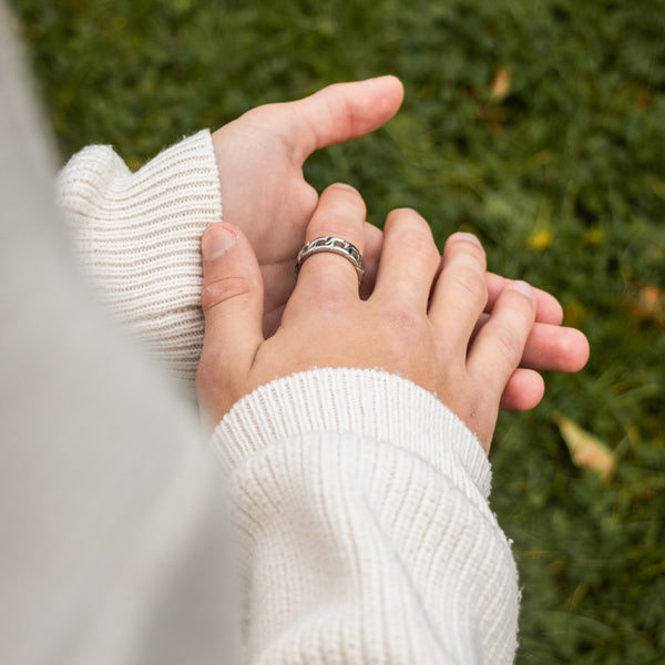 Curb Ring - Sølvfarvet