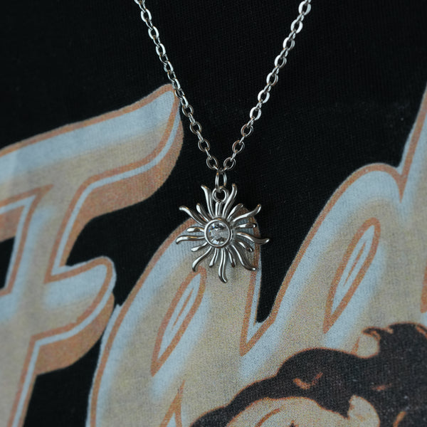 Daystar Halskæde – Sølvfarvet stjerne halskæde til mænd i 3 mm