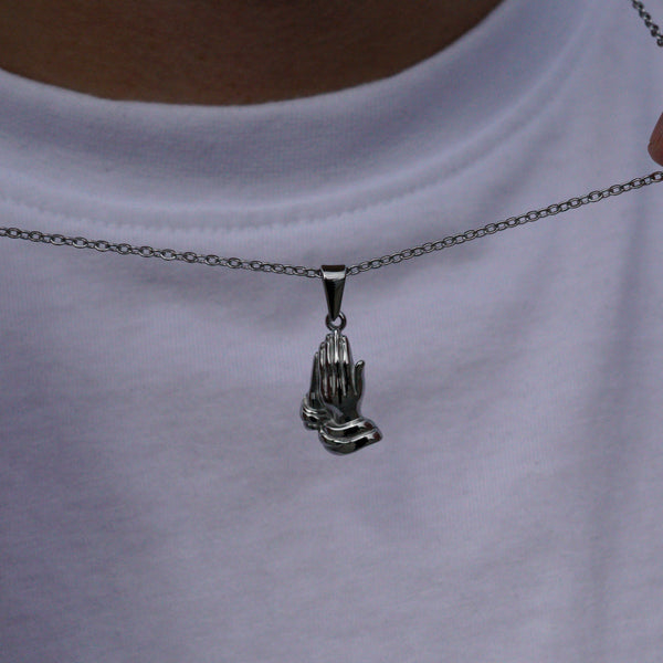 Prayer Halskæde - Sølvfarvet