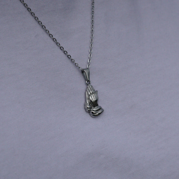 Prayer Halskæde - Sølvfarvet