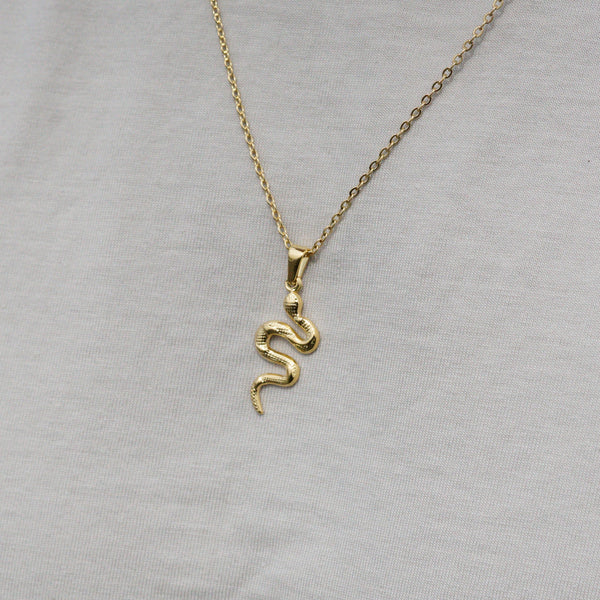 SNAKE HALSKÆDE - GULD