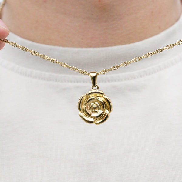 Rosehead Halskæde - Guld