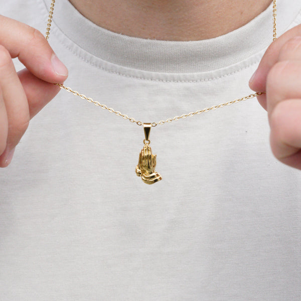 Prayer Halskæde - 18k Guldbelagt