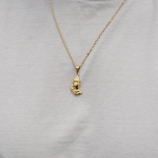 Prayer Halskæde - 18k Guldbelagt