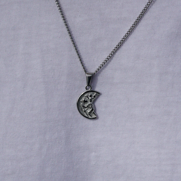 MOON HALSKÆDE - SØLV